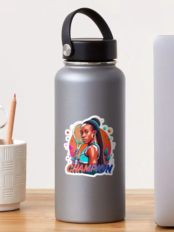 Coco Gauff Sticker - USA OPEN Tennis Champion