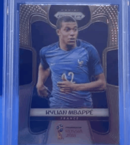 Kylian Mbappe FIFA World Cup 2018 Panini Prizm Rookie Card