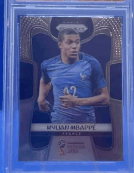 Kylian Mbappe FIFA World Cup 2018 Panini Prizm Rookie Card