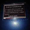 Aryna Sabalenka autograph certification -back side