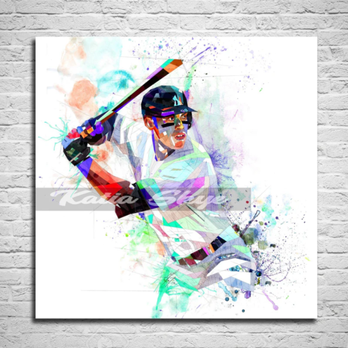 Aaron Judge - Sports Art by Katia Skye