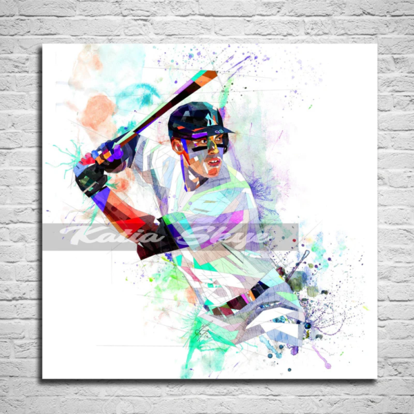 Aaron Judge - Sports Art by Katia Skye
