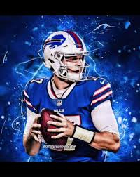 Josh Allan graphic pic, Buffalo Bills NFL Blue,