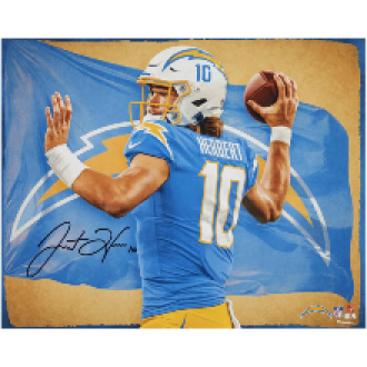 Justin-Herbert-Los-Angeles-Chargers-Autographed-16-x-20-Photo-Prin
