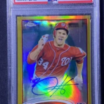 2012 Topps Chrome Bryce Harper Gold Refractor Rookie Auto-6k