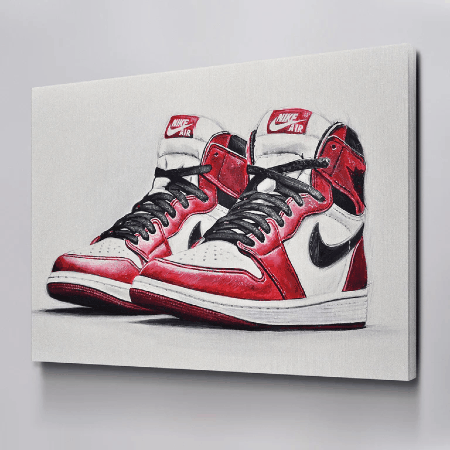 Air-jordan-shoe-Canvas
