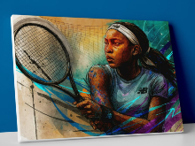 Coco Gauff Poster or Canvas Wall Art