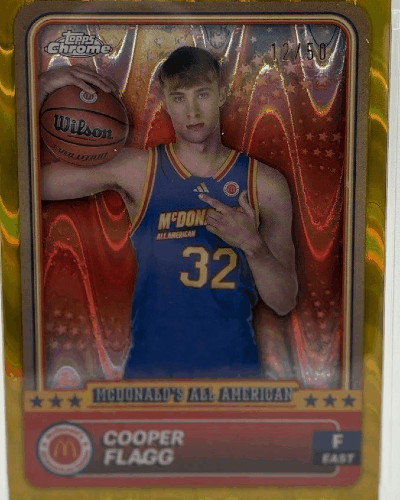 Cooper Flagg Trading Card: McDonald's XP - Topps Chrome