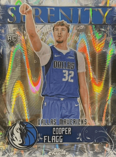 Cooper Flagg 2025 Topps Chrome #SY-11 Serenity - RayWave Refractor