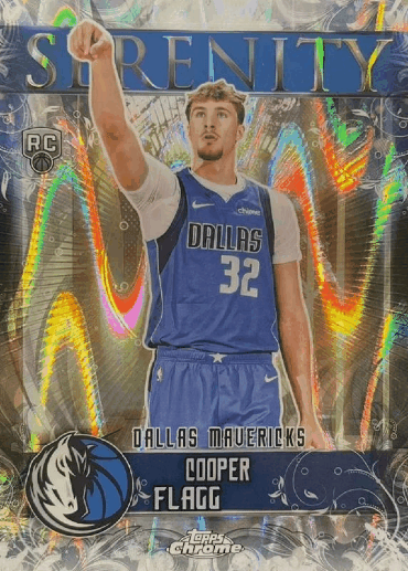 Cooper Flagg 2025 Topps Chrome #SY-11 Serenity - RayWave Refractor