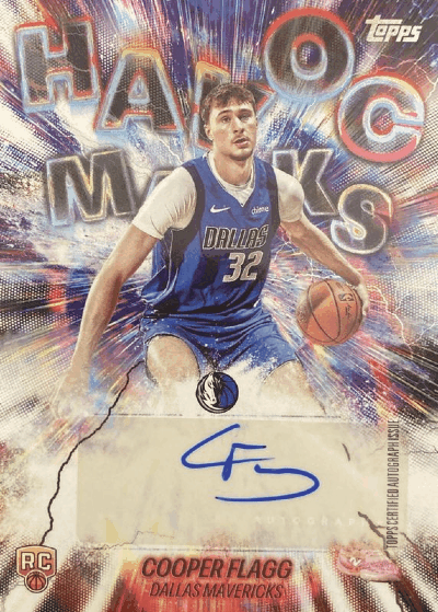 Cooper Flagg Trading Card: 2025 Topps HM-CF Havoc Marks Rookie