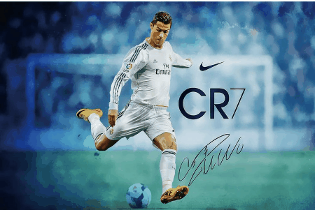 Cristiano-Ronaldo-Poster-16x24inch-Print-Frameless-Art