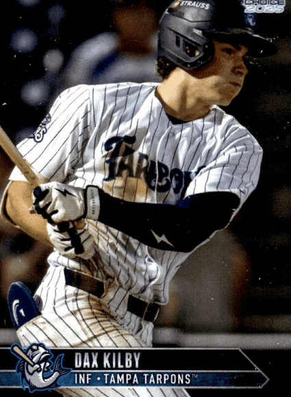 2025 Dax Kilby MiLB Minor League Rookie Tampa Tarpons Yankees