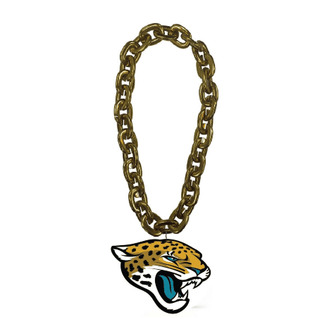 Jacksonville Jaguars NFL Fan Chain Necklace
