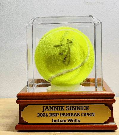 Product: Jannik Sinner Autographed Ball