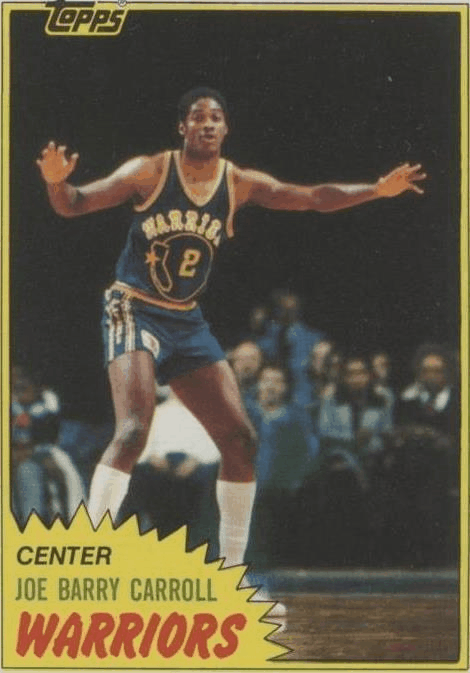 Joe Barry Carroll Trading Card 1981-82 Topps