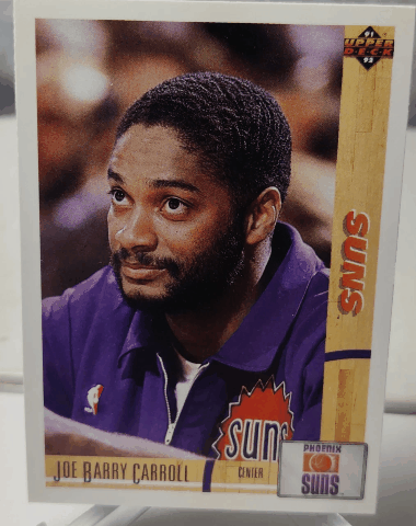 Joe Barry Carroll Trading Card 1991-92 Upper Deck Hologram