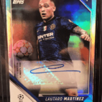 Lautaro Martinez Topps Autographed 2022 Trading Card UEFA Champions