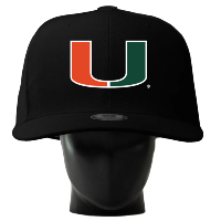 Miami Hurricanes Noggin Boss White -  'U' Logo