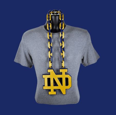 Notre-Dame-Fighting-Irish-Fan-Chain-Pendant-Necklace