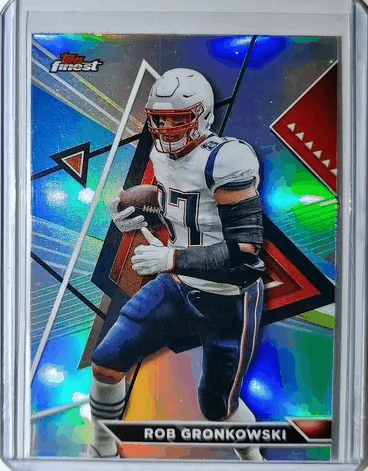 Rob Gronkowski 2023 Topps Finest Refractor NFL #213 Card Patriots