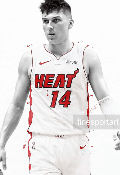Tyler-Herro-Miami-Poster-print-sports-wall-art