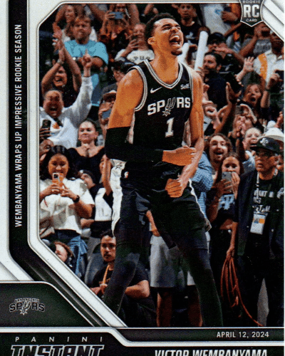 Victor Wembanyama Trading Card: 2023-24 Panini Instant #495 RC