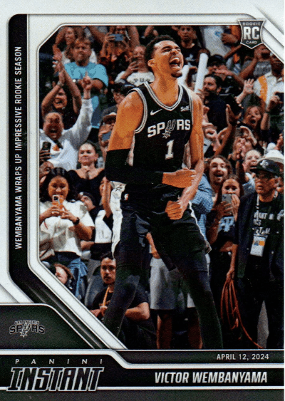 Victor Wembanyama Trading Card: 2023-24 Panini Instant #495 RC