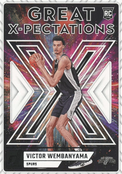 Victor Wembanyama Trading Card: 2023-24 Panini Donruss Great X-Pectations #10 Rookie