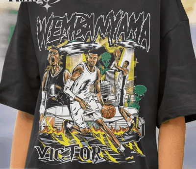 Victor Wembanyama Vintage Unisex Vintage Shirt
