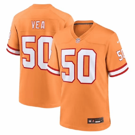 Vita-Vea-Orange-Tampa-Bay-Buccaneers-Throwback-nike-men-Game-Jersey