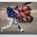 Vladimir Guerrero Modern Wall Art: 'The Perfect Swing'