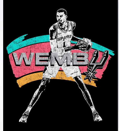 Victor Wembanyama Poster Wall Art: 'The Jab Step'