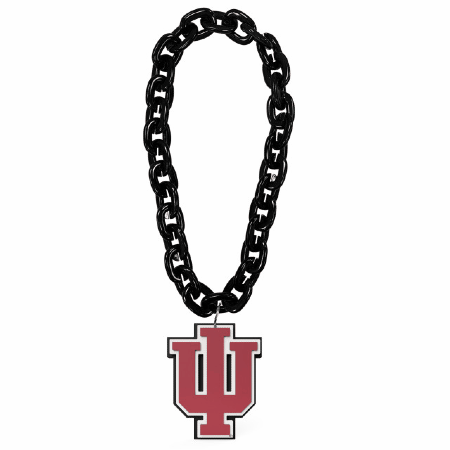 Indiana Hoosiers NCAA Touchdown Fan Chain 10 Inch 3D Foam Necklace