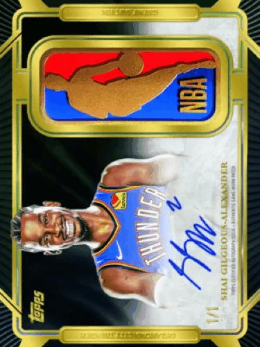 Shai Gilgeous - Alexander Trading Card: Autographed Topps Chrome 2026