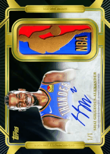 Shai Gilgeous - Alexander Trading Card: Autographed Topps Chrome 2026