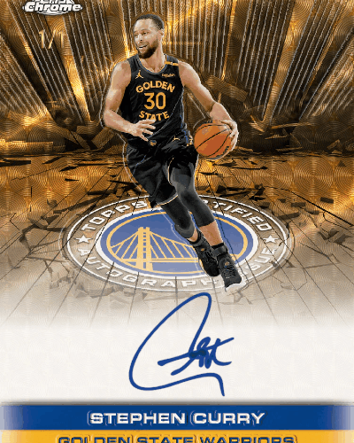 Stephan Curry Trading Card: Topps  Chrome Autograph 2026