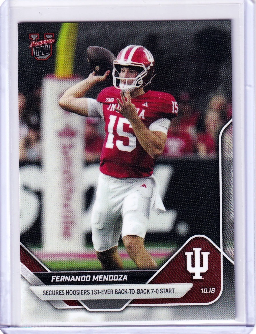 Fernando-Mendoza 2025-26 Bowman U-NOW #-33-C-Indiana-Hoosiers-Football
