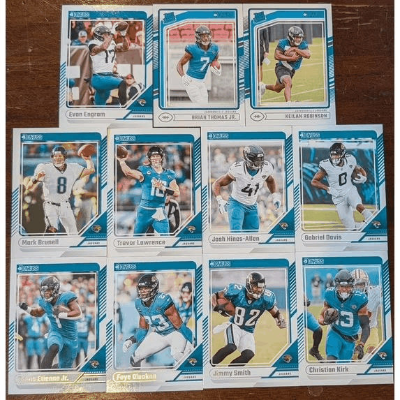 Jacksonville Jaguars 2024 Trading Cards - Donruss NFL Team Set