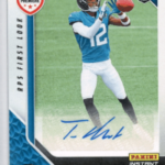 2025 Panini Instant NFL Travis Hunter #35 RPS First Look Auto Jacksonville Jaguars Rookie RC