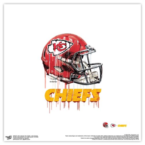 Gallery-Pops-NFL-Kansas-City-Chiefs-Drip-Helmet-Wall-Art-