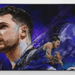 Luka Dončić Wrapped Canvas Wall Art