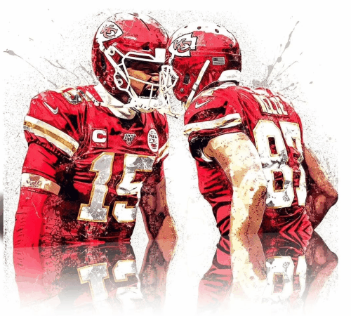 Patrick-Mahomes-Poster-Canvas-Wall-Art-Football-Star-Pictures-Wall-Decor