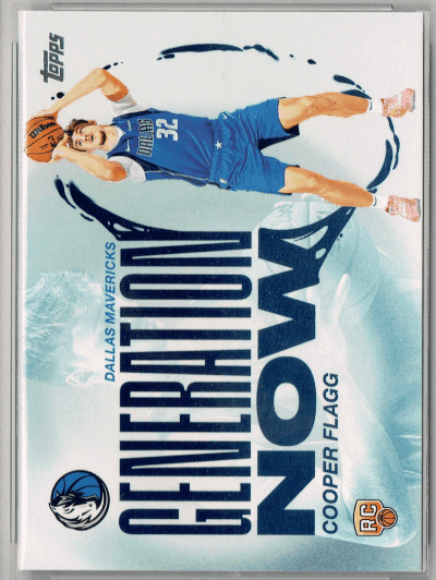 Cooper Flagg Trading Card: Cooper Topps 2025 #GN-1 Generation Now RC