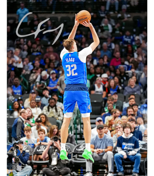Cooper Flagg Dallas Mavericks Autographed Fanatics Authentic 16" x 20" Shooting Photograph